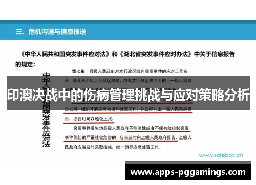 印澳决战中的伤病管理挑战与应对策略分析