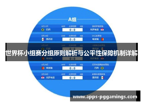 世界杯小组赛分组原则解析与公平性保障机制详解